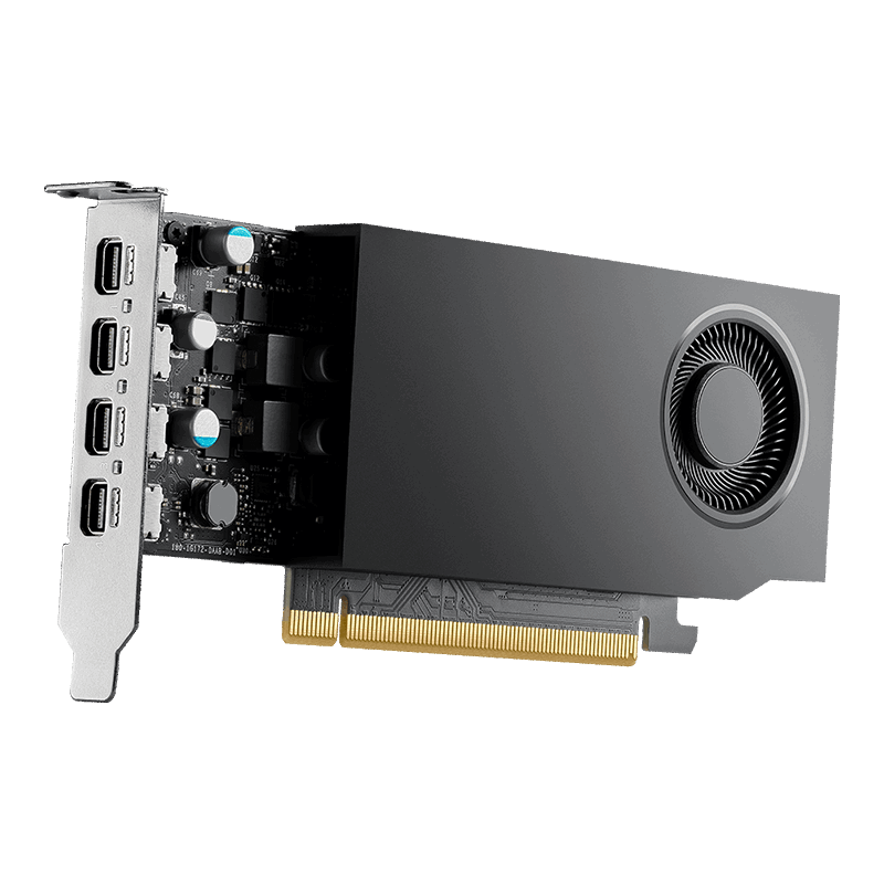 PNY VCX VCNRTXA1000ATX-B NVIDIA Quadro RTX A1000 8GB GDDR6 board only Back box