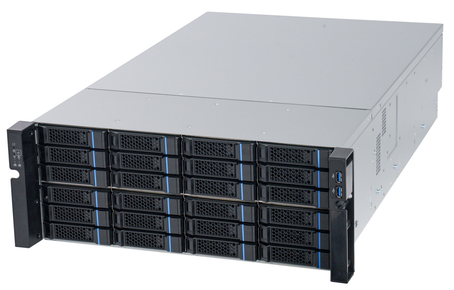 Chenbro RM41824-0040G0 4U 27.4 24BAYx3.5 2BAYx2.5 SAS3 EXPANDER BLACK