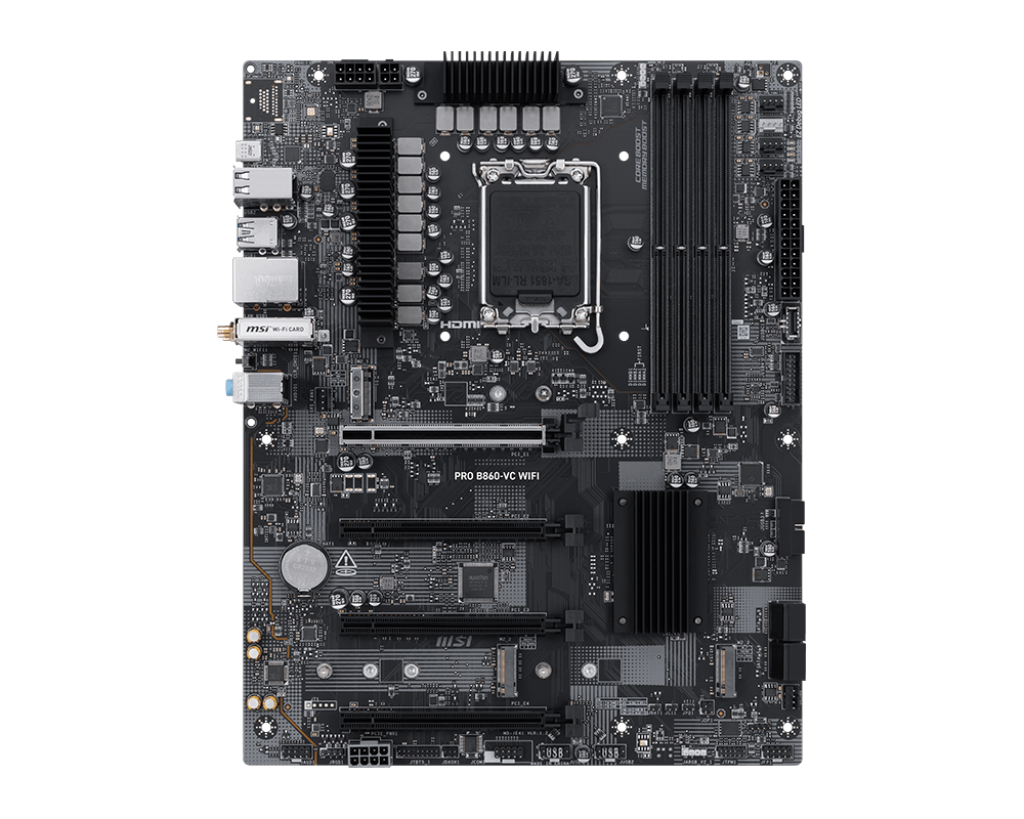MSI PRO B860-VC WIFI B860 LGA1851 Max256GB DDR5 ATX Bulk Pack