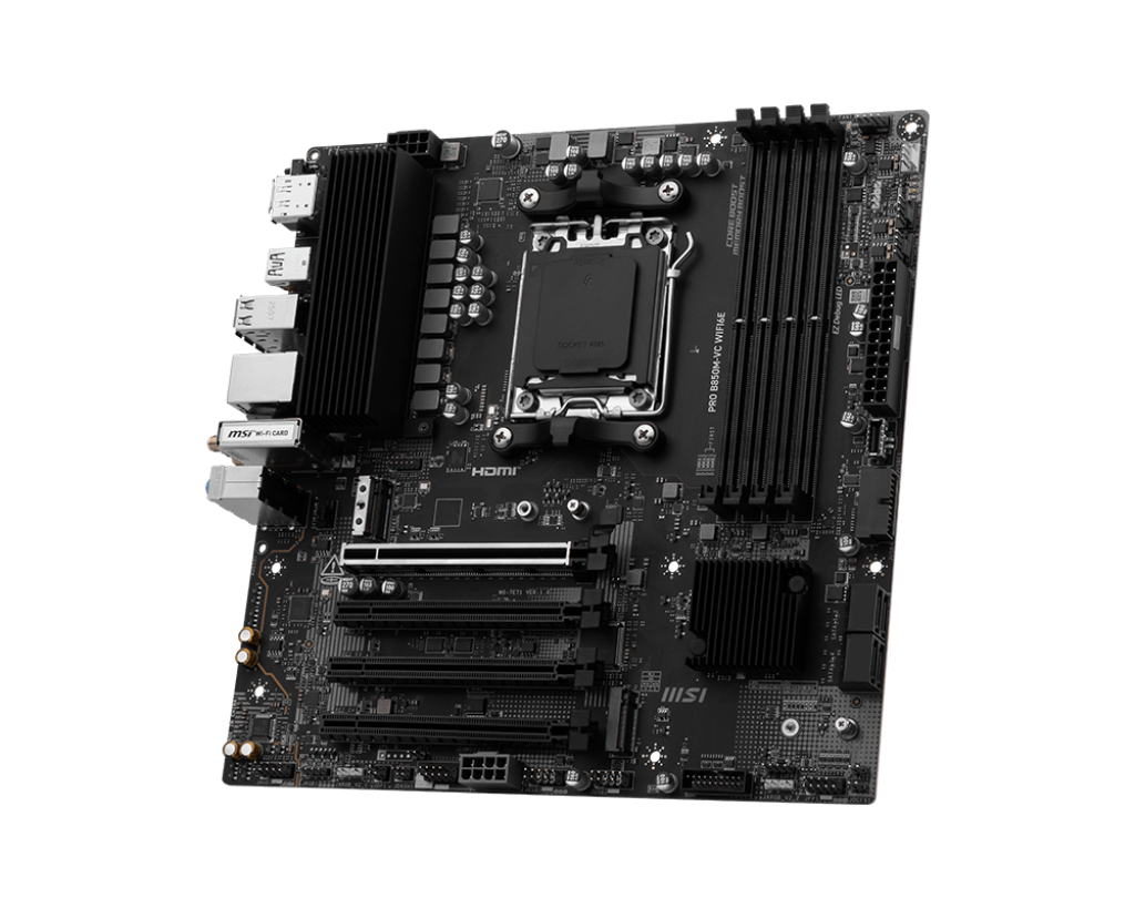 MSI PRO B850M-VC WIFI6E AMD B850 AM5 Max256GB DDR5 mATX Bulk Pack