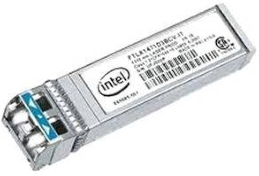 Intel Ethernet SFP+ LR (Long Range 10km) Optical Tranceiver module Brown Box