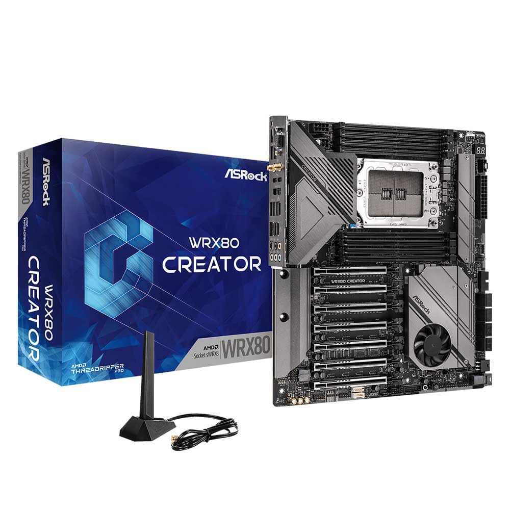 ASRock MB WRX80 Creator R2.0 AMD WRX80 Socket sWRX8 Max2048GB DDR4 EATX