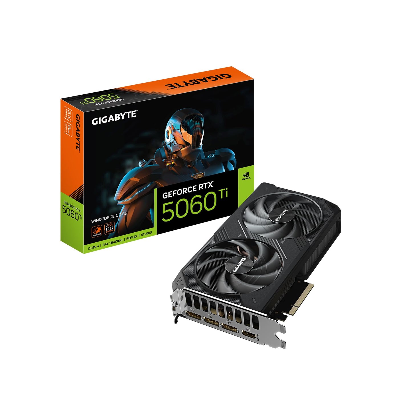 Gigabyte GV-N506TWF2OC-8GD GeForce RTX 5060 Ti WINDFORCE OC 8G 8GB GDDR7