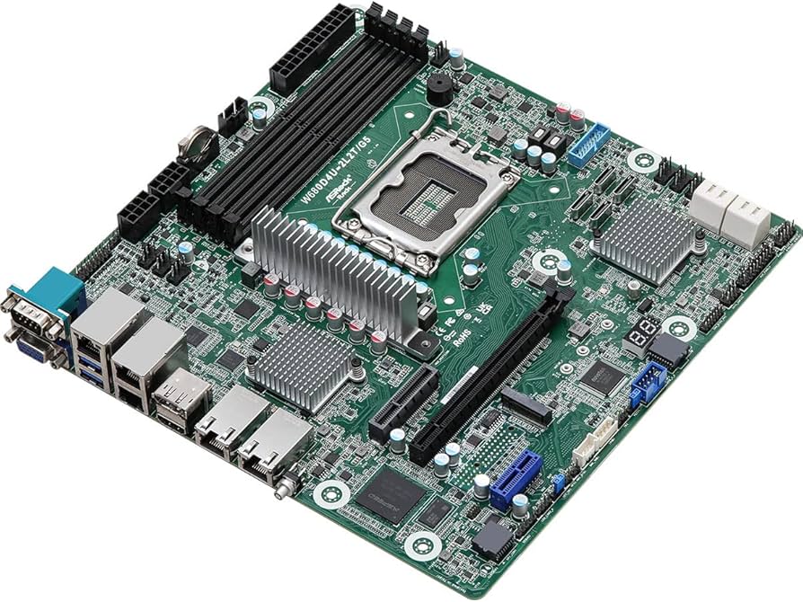 ASRock SV MB W680D4U-2L2T G5 W680 LGA1700 Max128GB DDR5 Micro-ATX
