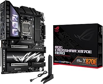 ASUS MB ROG CROSSHAIR X870E HERO AMD X870E AM5 max.192GB DDR5 ATX