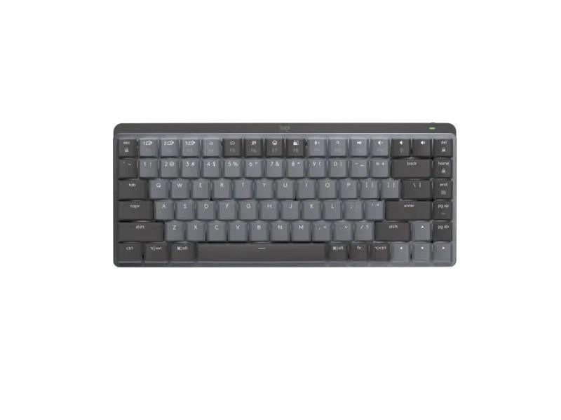 Mx Mechanical Mini Minimalist Wireless Illuminated Keyboard - Tactile Quiet- Graphite - Retail Box All Office Smarts
