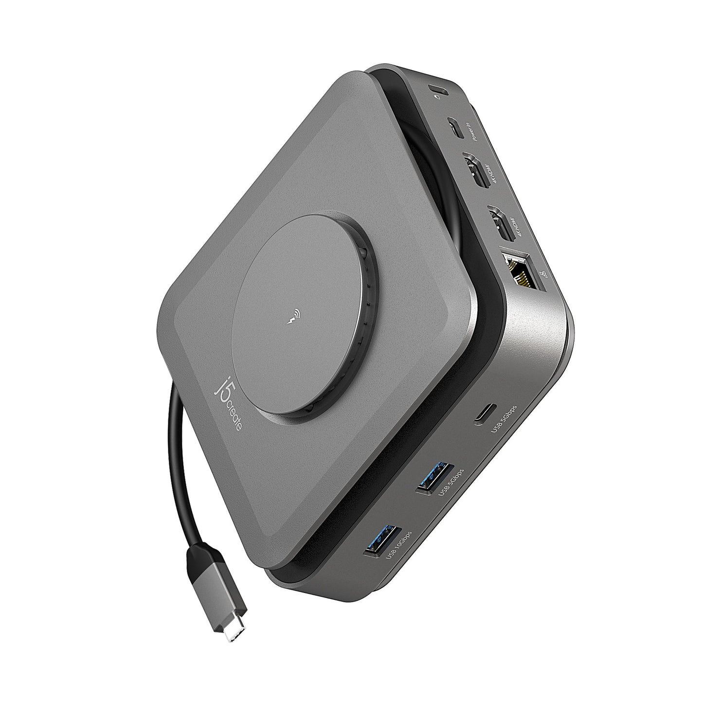 j5create Accessory JCD3199 11-Port USB Type-C Dock Dual 4K HDMI Hub