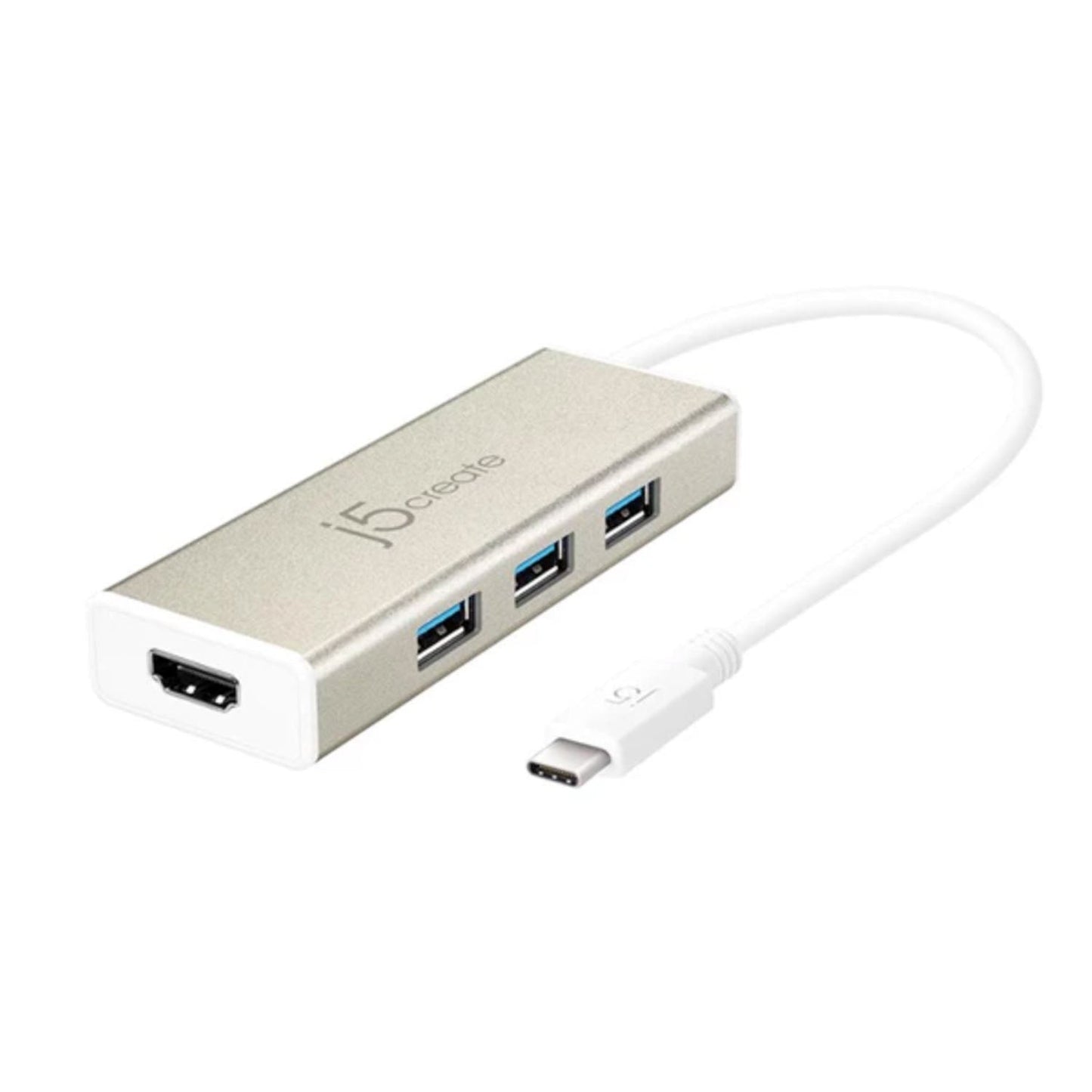 j5create Accessory JCH451 USB-C3.1 3-Port USB3.0 Hub & 4K HDMI