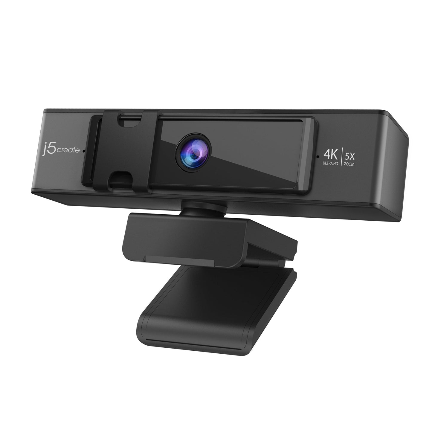 j5create JVCU435 USB 4K UHD Webcam w 5x Digital Zoom Remote Control