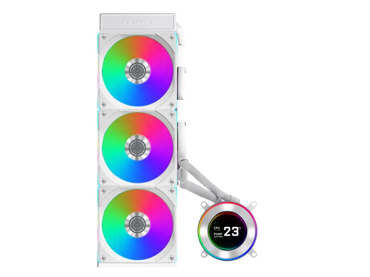 Lian-Li Fan HS2LCD36RW 2.1 LCD Radiator White