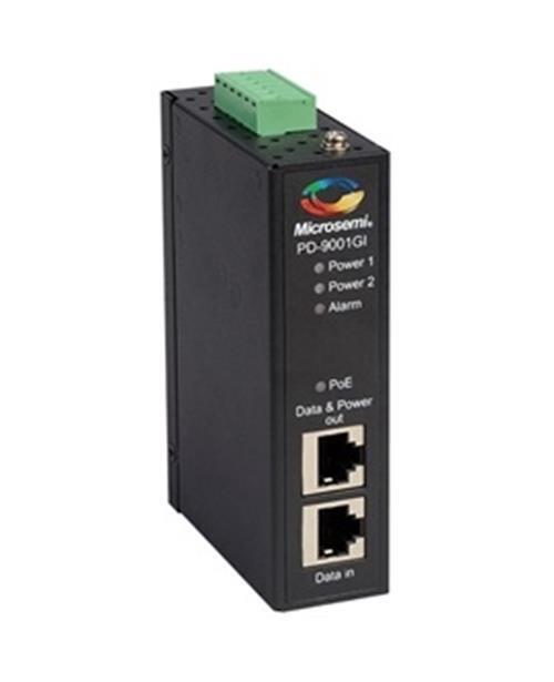 Microchip NT PD-9001GI DC Industrial 1PT 30W PoE Midspan dual DC input RTL Microchip Technology