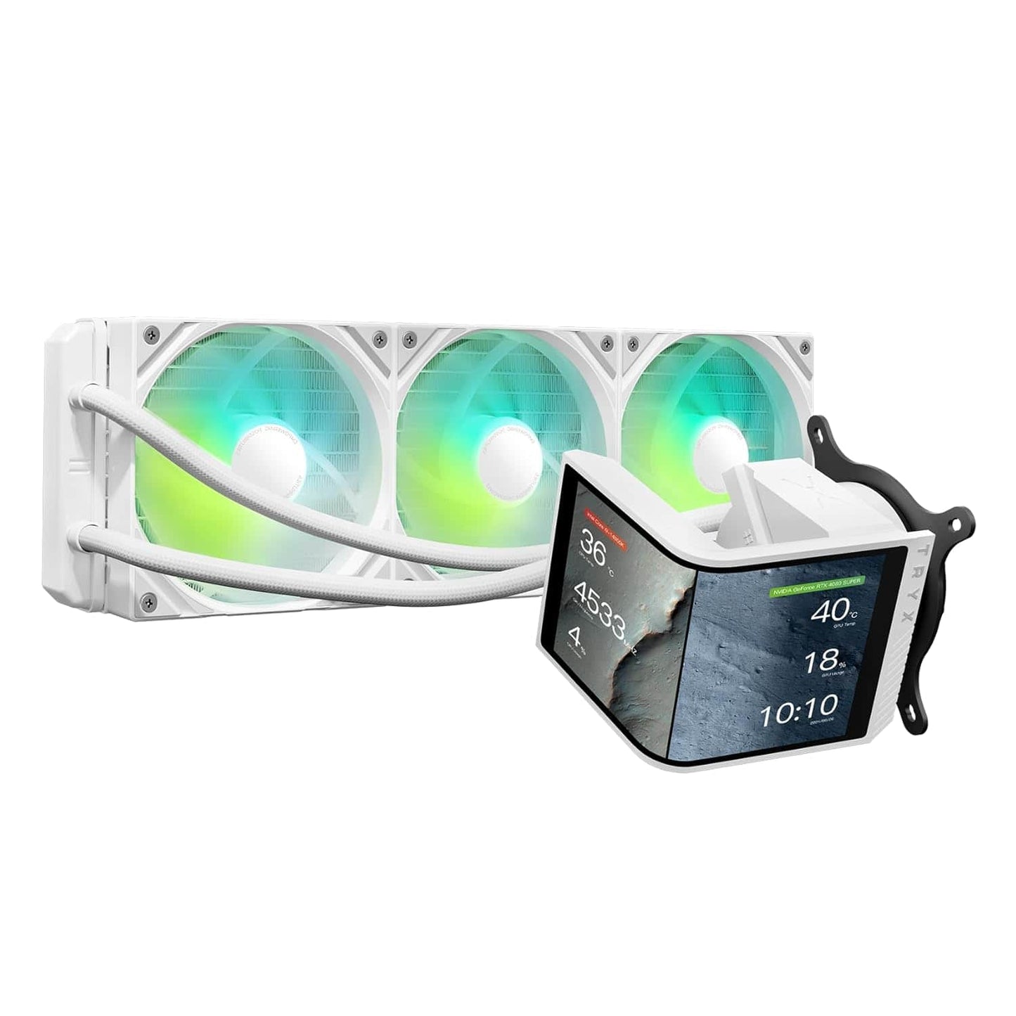 TRYX Fan L-P360L-AM3M-G0W PANORAMA SE 360 ARGB Liquid Cooler White