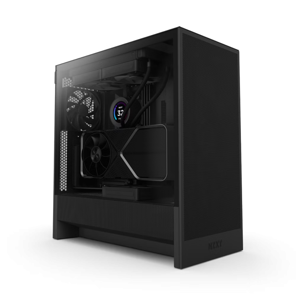 NZXT CC-H52FB-01 H5 Flow ATX Mid Tower TG Black