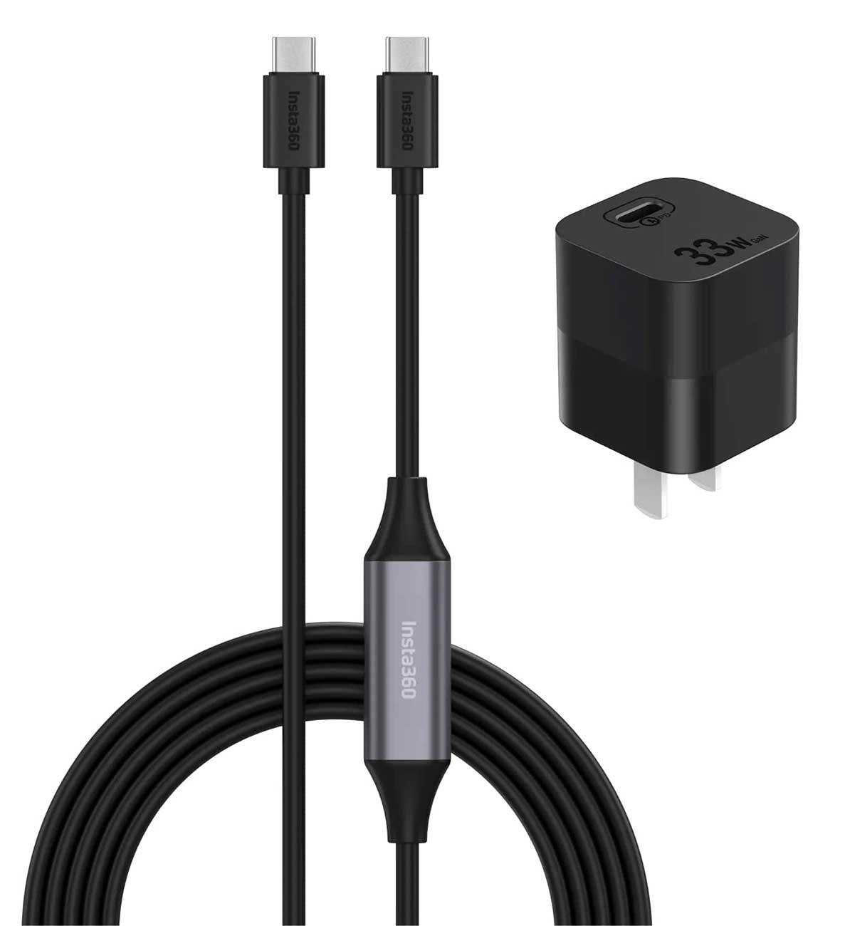Insta360 Accessory CINSBBCB-07 Y-Cable and Power Adapter