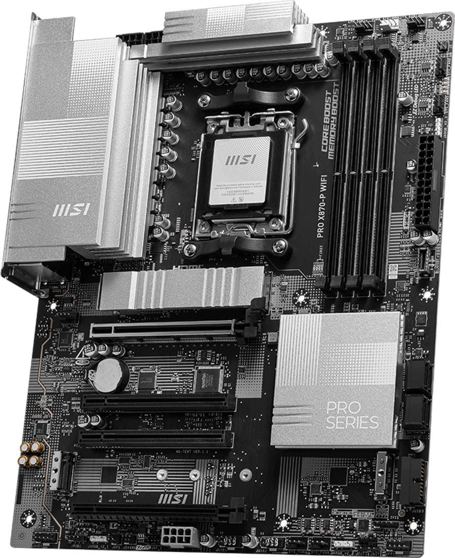 MSI PRO X870-P WIFI AM5 Max256GB DDR5 ATX