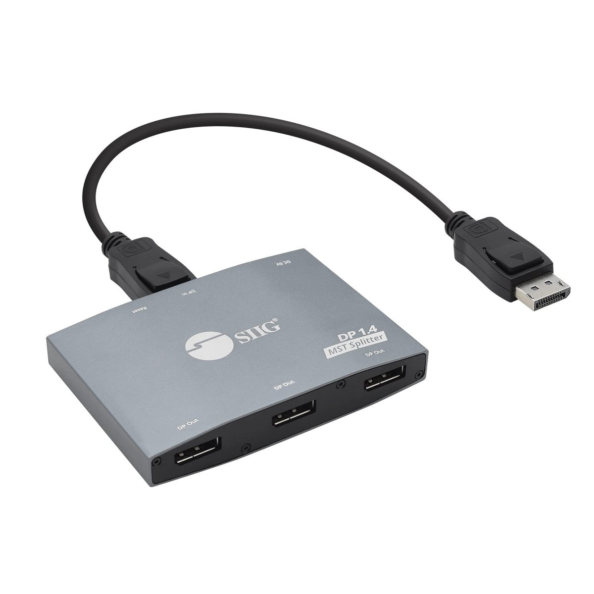 SIIG CE-DP0S11-S1 3PT 1x3 DisplayPort1.4 to DisplayPort MST Splitter