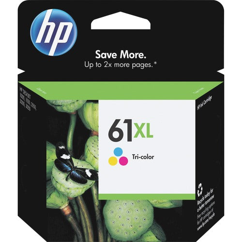 HP 61XL Tri-Color High Yield Ink Cartridge (CH564WN)