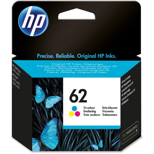HP 62 Tri-Color Standard Yield Ink Cartridge (C2P06AN)