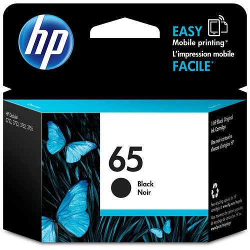HP 65 Black Standard Yield Ink Cartridge (N9K02AN)