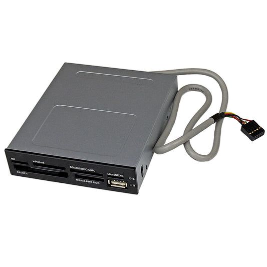 StarTech 35FCREADBK3 3.5inch Front Bay 22in1 USB2.0 Card Reader Black Retail