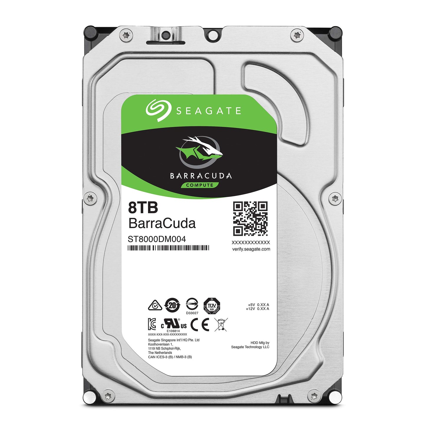 Seagate HDD ST8000DM004 8TB 3.5 256MB SATA 6GB s Barracuda Bare Seagate Technology