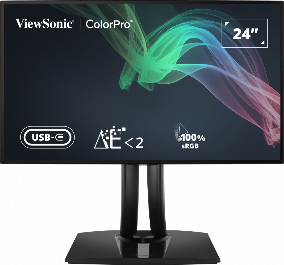 ViewSonic MN VP2468A 24 sRGB Color Accurate with USB-C 1920x1080 Retail ViewSonic