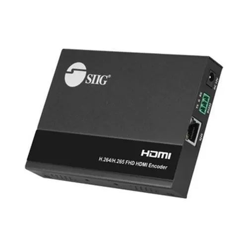 SIIG AC CE-H27511-S1 HDMI Video H.264 H.265 IPTV Encoder w loopout Brown Box SIIG