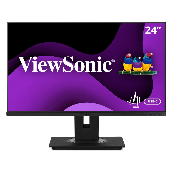 ViewSonic MN VG2456A 24 Ergonomic 1080p IPS Docking w USB-C 90W PD & RJ45 RTL ViewSonic
