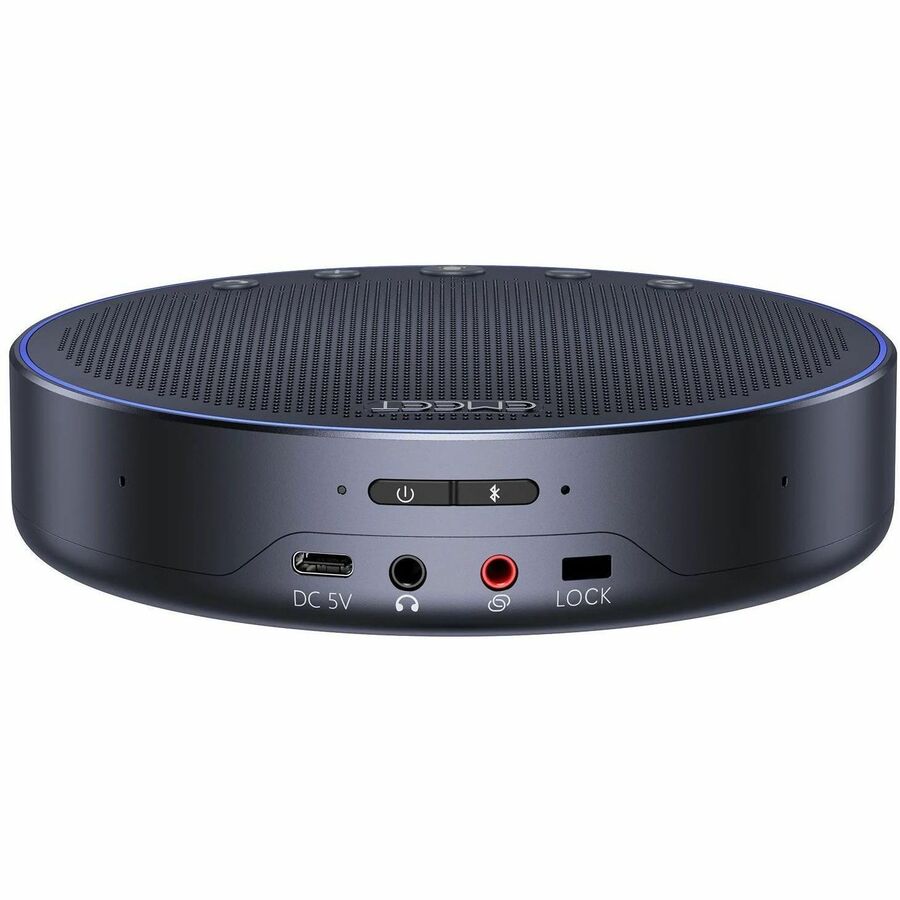 EMEET M3 - Zoom Certified Speakerphone, 4 AI Mics, 360° Voice Pickup 18H Talk Time, Connect with Dongle/AUX/USB/Bluetooth5.0, can be Daisy Chained with another M3 covering 20 People in meetings