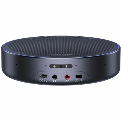 EMEET M3 - Zoom Certified Speakerphone, 4 AI Mics, 360° Voice Pickup 18H Talk Time, Connect with Dongle/AUX/USB/Bluetooth5.0, can be Daisy Chained with another M3 covering 20 People in meetings