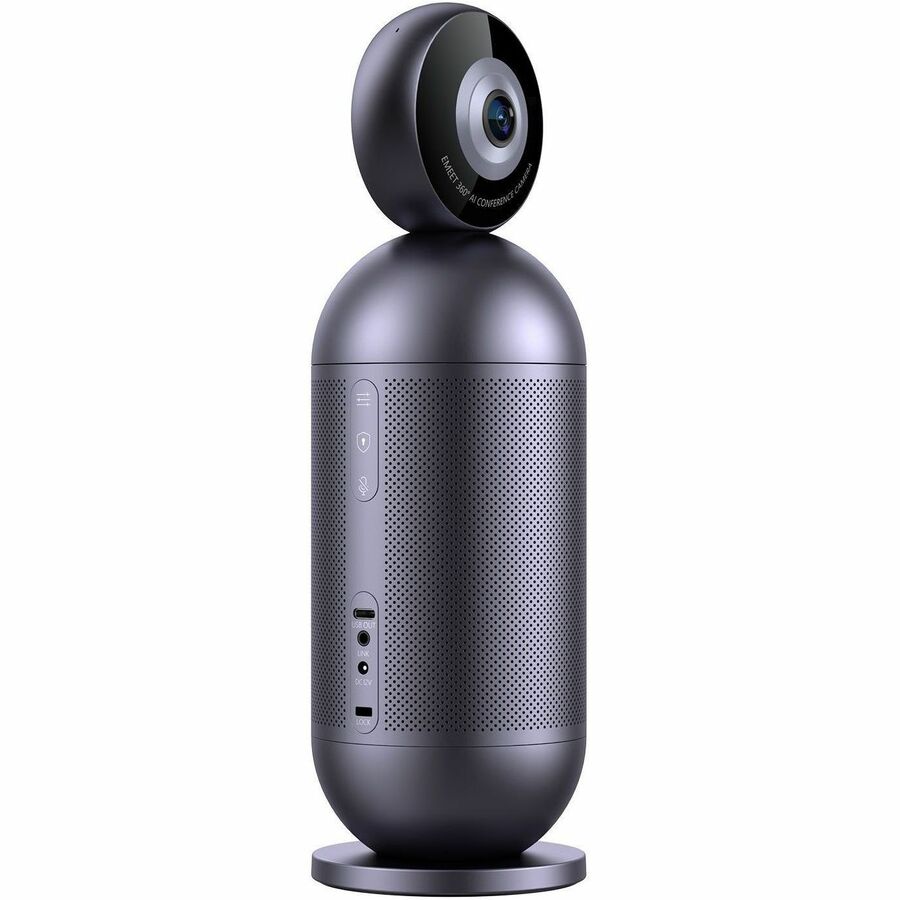 EMEET Meeting Capsule Pro - 360° Plug & Play 3-in-1 conference camera, Dual 4K Lenses with AI Tracking