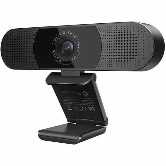 EMEET C980 Pro 4K 3-in-1 Webcam - 4 Noise-Reduction Mics, Dual Speakers, Privacy Cover