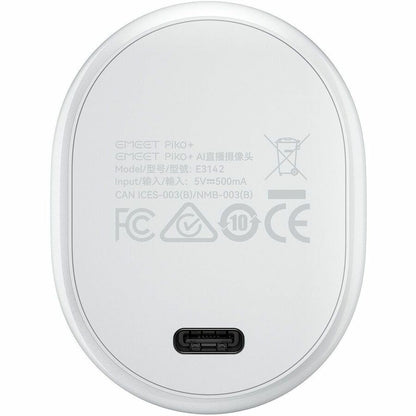 EMEET Piko+ (White) - Dual-lens Webcam with 4K