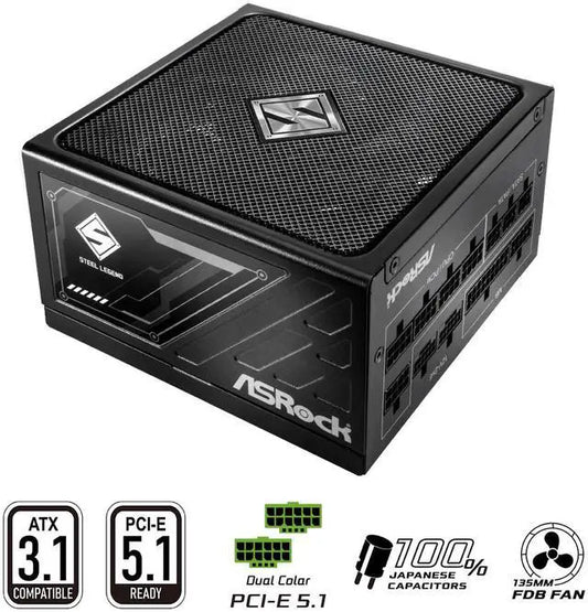 ASRock PS SL-1200G 1200W ATX3.1 80+Gold Full Modular