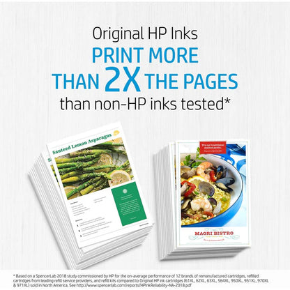 HP 920XL XL Yellow OEM Ink Cartridge All Office Smarts