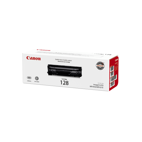 Canon Cartridge 128 Black Toner - For Canon Imageclass Mf4450, Mf4570Dn, D530, D