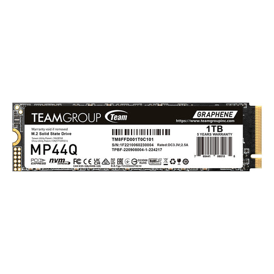 TEAMGROUP TM8FFW001T0C134 1TB Z44A7Q PCIe Gen4x4 Bulk Pack