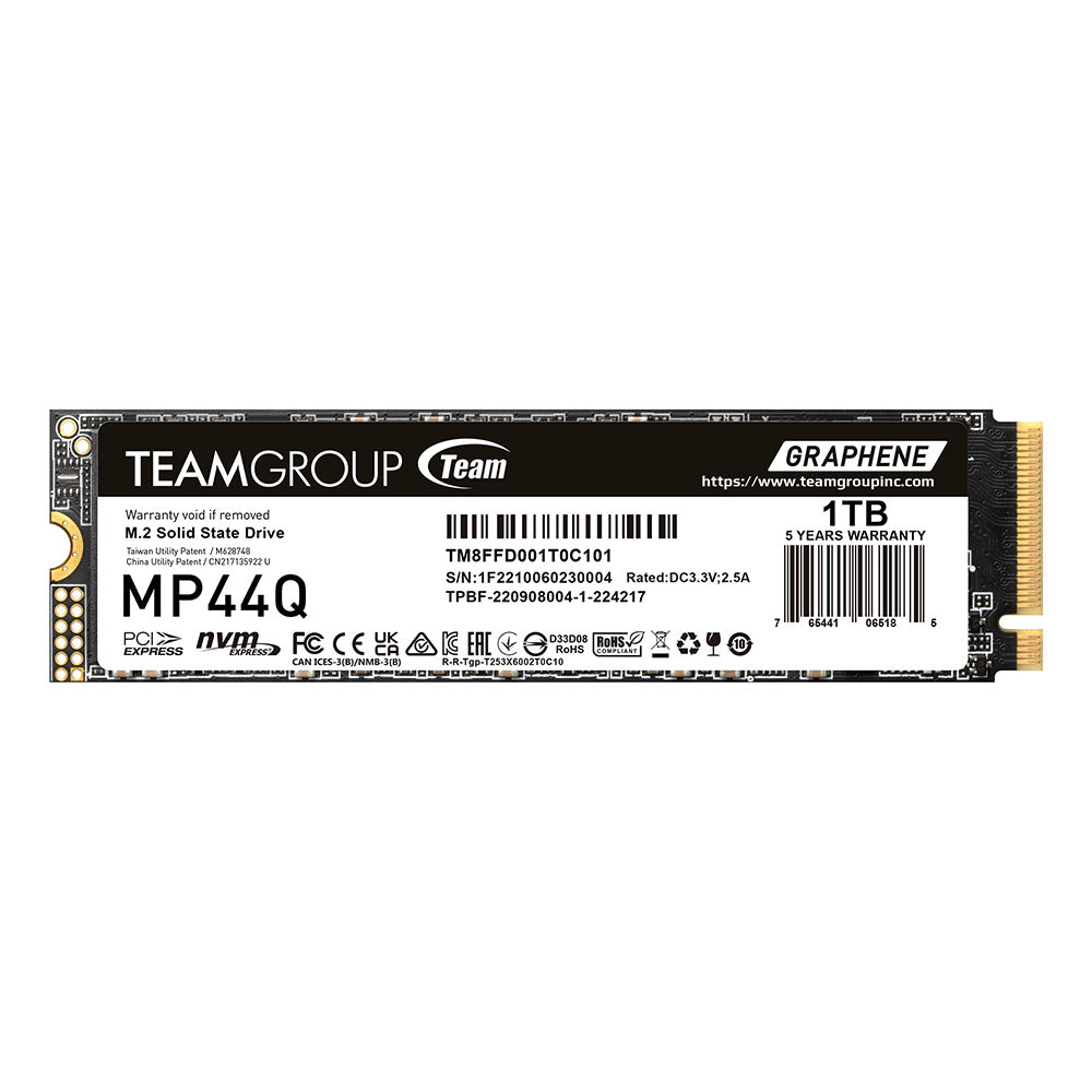 TEAMGROUP TM8FFD001T0C101 1TB MP44Q M.2 2280 NVMe 1.4 PCIe Gen4 x4