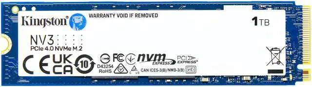 Kingston 1000G NV3 M.2 2280 PCIe 4.0