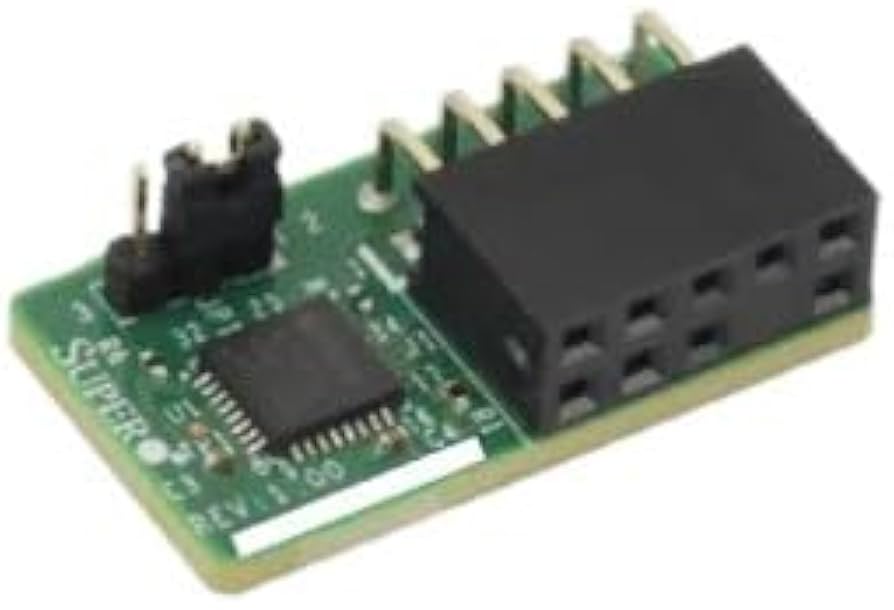 Supermicro AOM-TPM-9670V-S-O SPI Capable Vertical TPM 2.0 Provisioned f SV