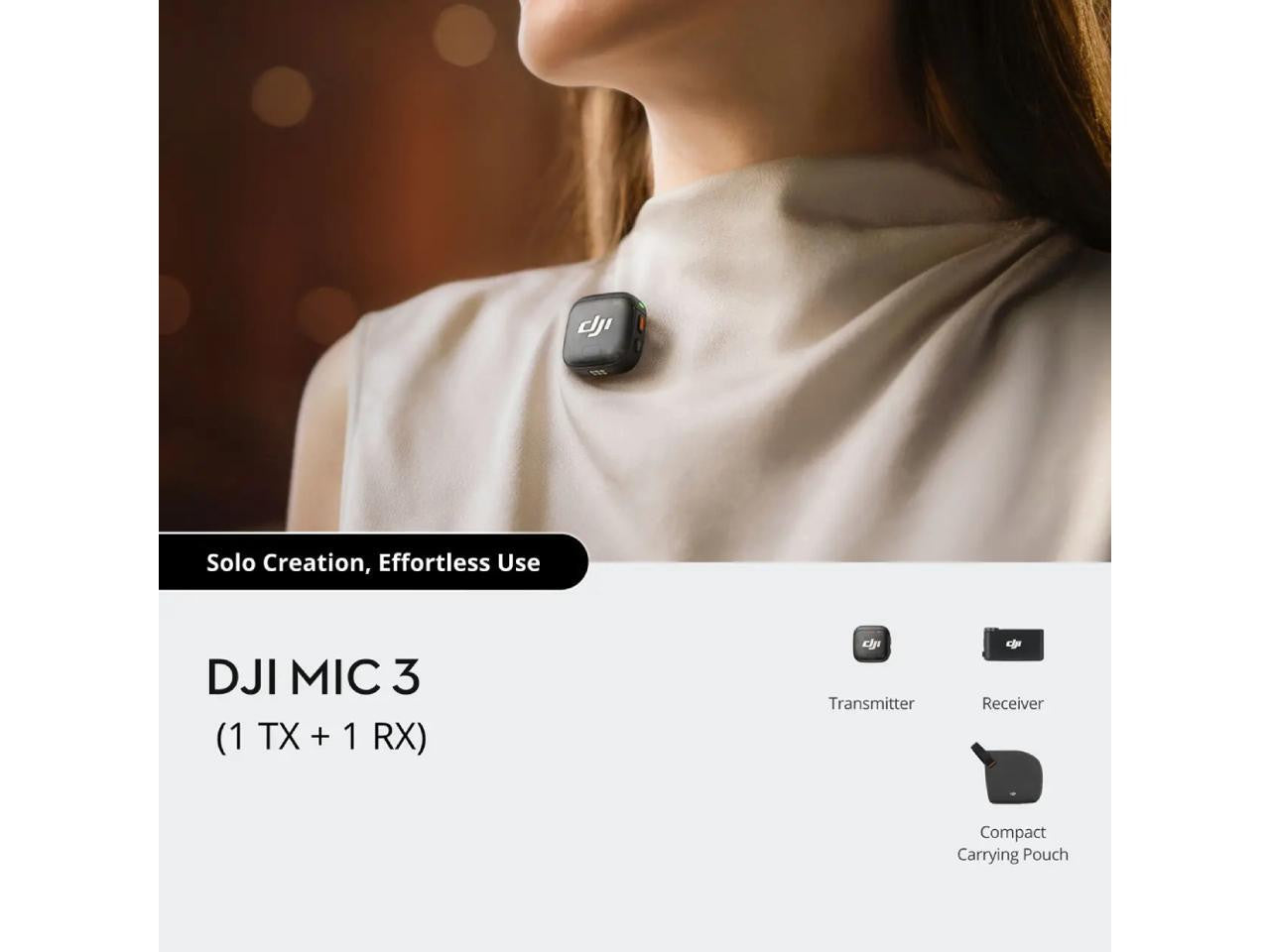DJI CP.RN.00000479.03 Mic 3 1TX + 1RX