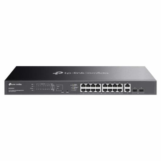 TP-Link Switch ES220GMP Omada 20Port Gigabit Easy Managed Switch w 16Port PoE+