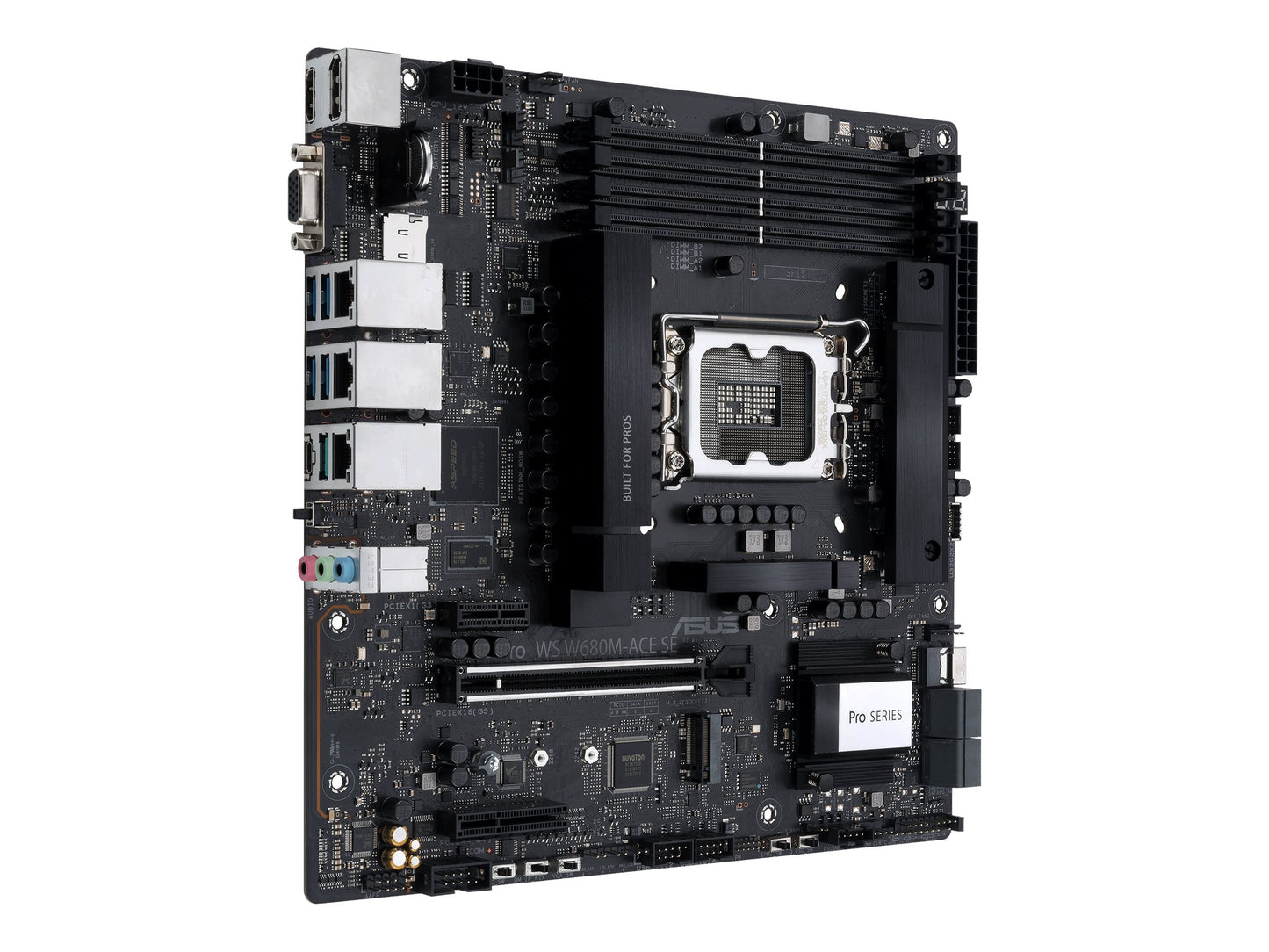 ASUS MB PRO WS W680M-ACE SE W680 LGA1700 Max.192GB DDR5 micro-ATX Brown Box