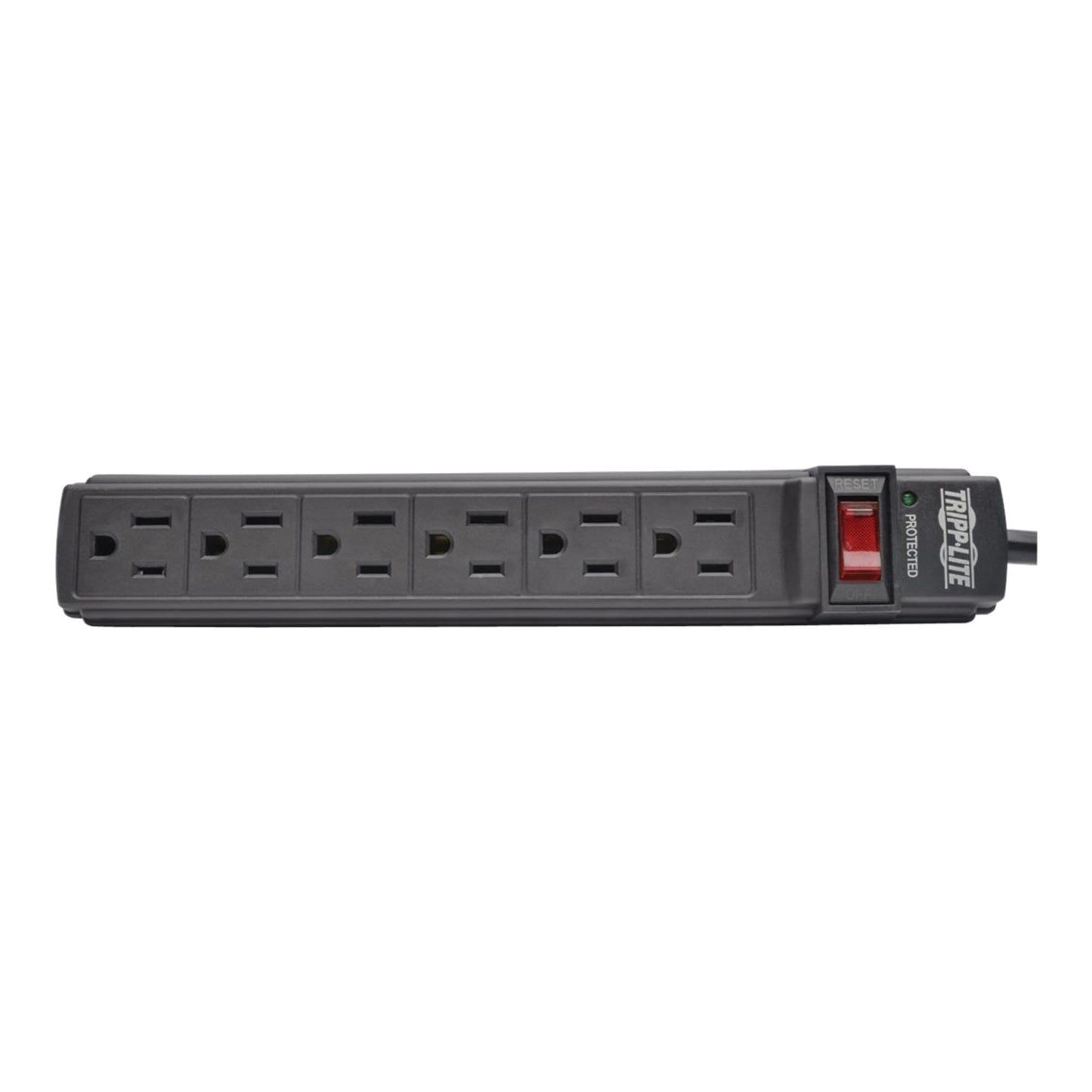 Eaton Tripp Lite Series Power It! 6-Outlet Power Strip, 6 ft. (1.83 m) Cord, Black Housing