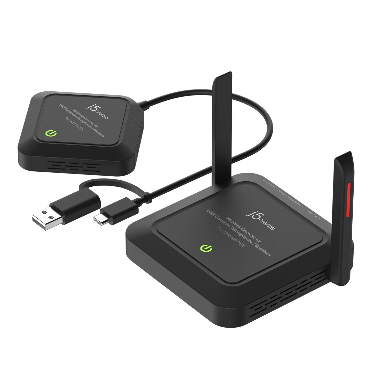 j5create JVW120 Wireless Extender for USB Cameras  Microphones  Speakers