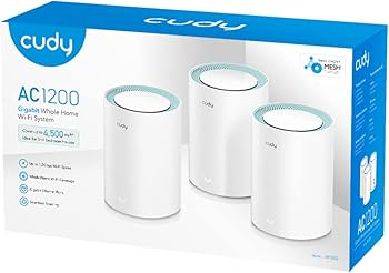 Cudy M1300(3-Pack) AC1200 Wi-Fi Gigabit Mesh Solution 3-Pack