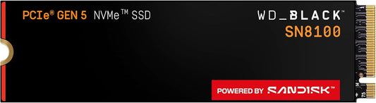 WD_BLACK SN8100 2TB NVMe PCIe Gen 5 M.2 Internal SSD