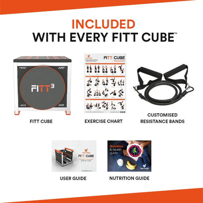 New Fitt Cube Compact Multi-Gym Cube-Orange All Office Smarts