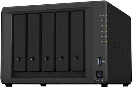 Synology NAS DS1522+ 5-bay DiskStation (Diskless) Retail Synology