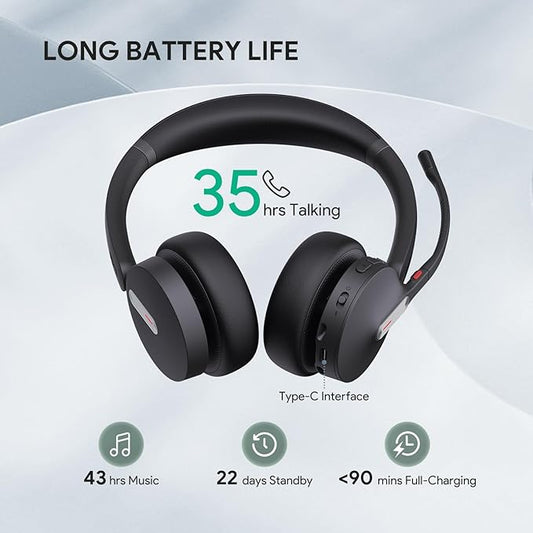 Yealink Headset 1208664 BH70 Dual UC USB-A Bluetooth5.2 Black